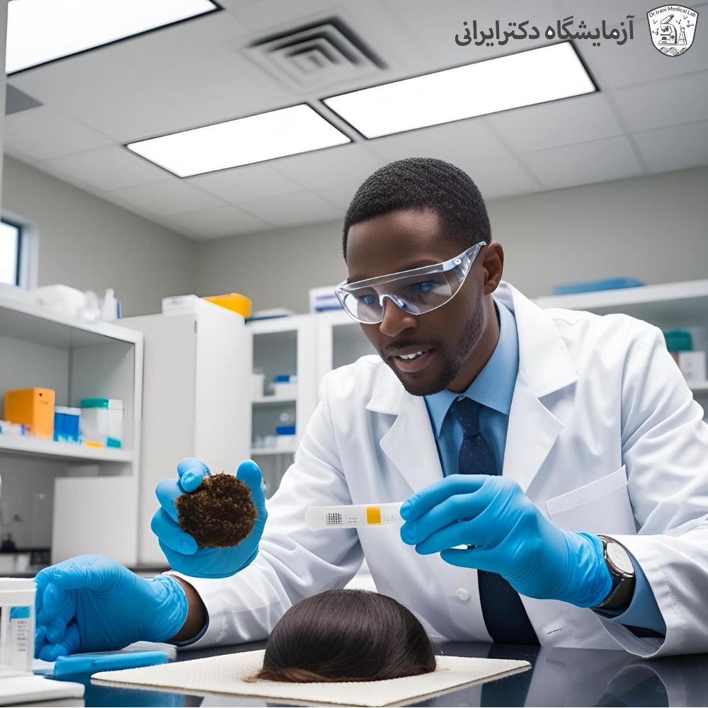 آزمایش قارچ پوست سر