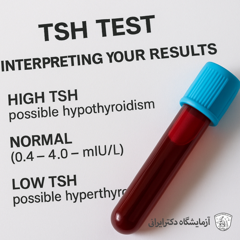 تفسیر جواب آزمایش تیروئید TSH